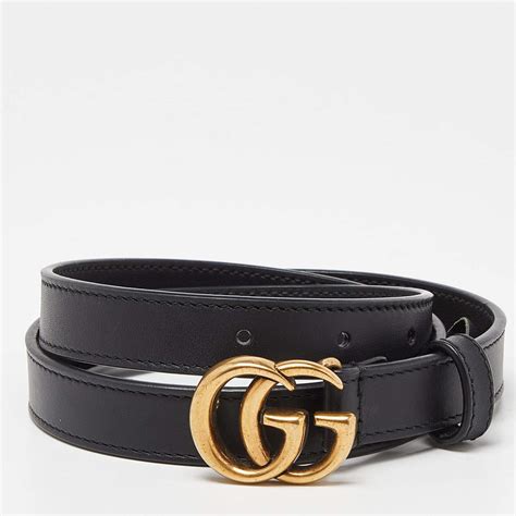 gucci leather belt 75cm